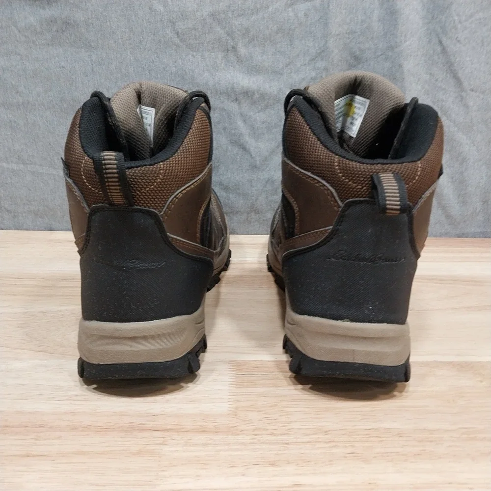 Eddie Bauer Mens Fairmont Waterproof Hiking Boots 10.5M Brown